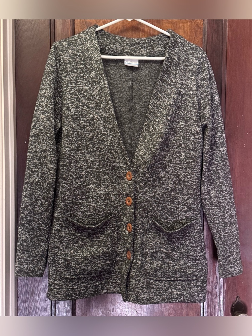 Columbia Women’s Marled Knit Cardigan Sweater Size Medium